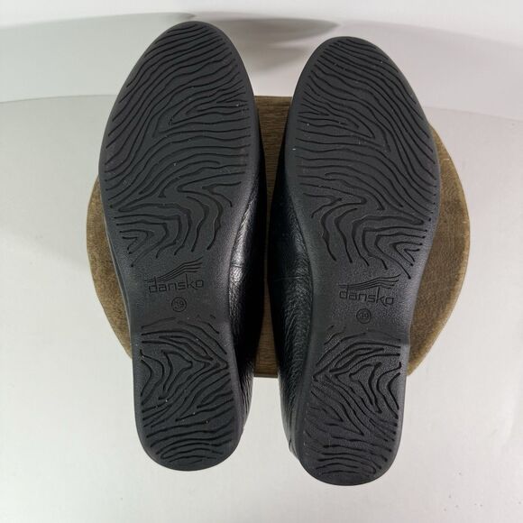 Dansko Lexie Women’s Casual Shoes Black Leather Slip-On Mules Size 39 US 8.5-9! - Picture 14 of 15
